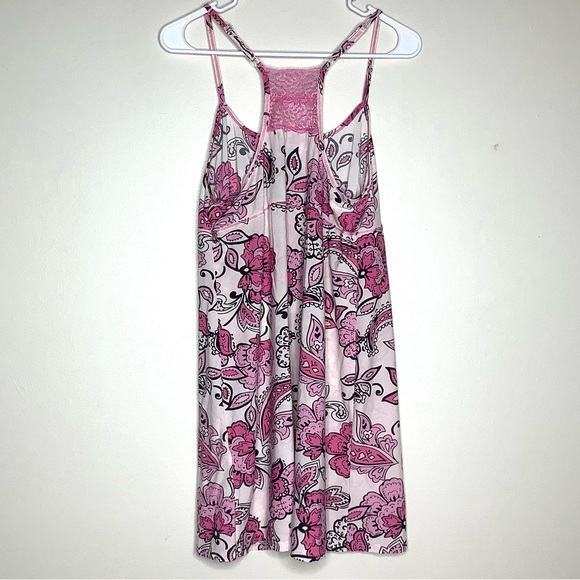 < Y2K Secret Treasures Pink Floral Nightgown > - Picture 4 of 4